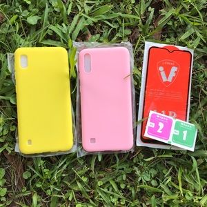 Cases + Screen Glass Protector Samsung Galaxy A10